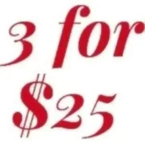 HUGE Sale --> Just LIKE 3 items from my closet and a $25 offer will be sent